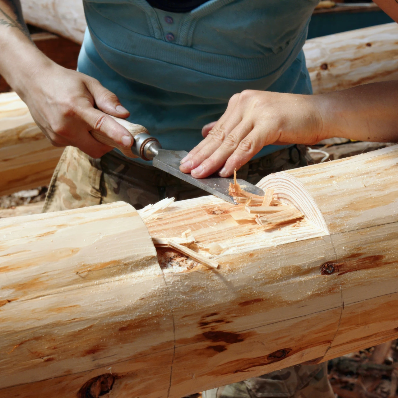 Holzbearbeitung in der Tischlerei