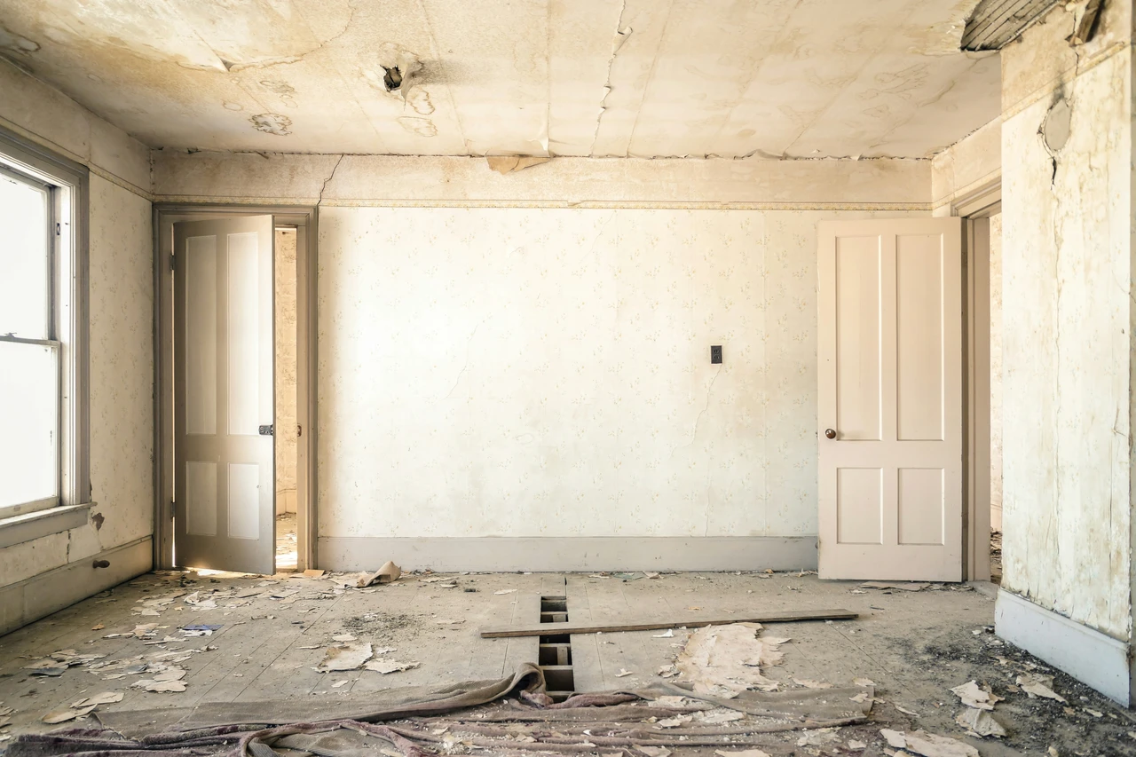 Rohbau mit Betonwänden